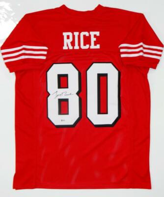 jerry rice autographed jersey